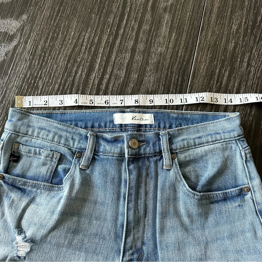 KanCan Missy High Rise Slim Straight Leg Ankle Jeans in Medium Wash, Size 28